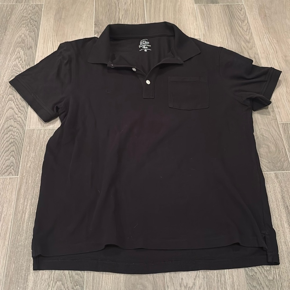 J. Crew Men’s Black Collard Shirt Size M